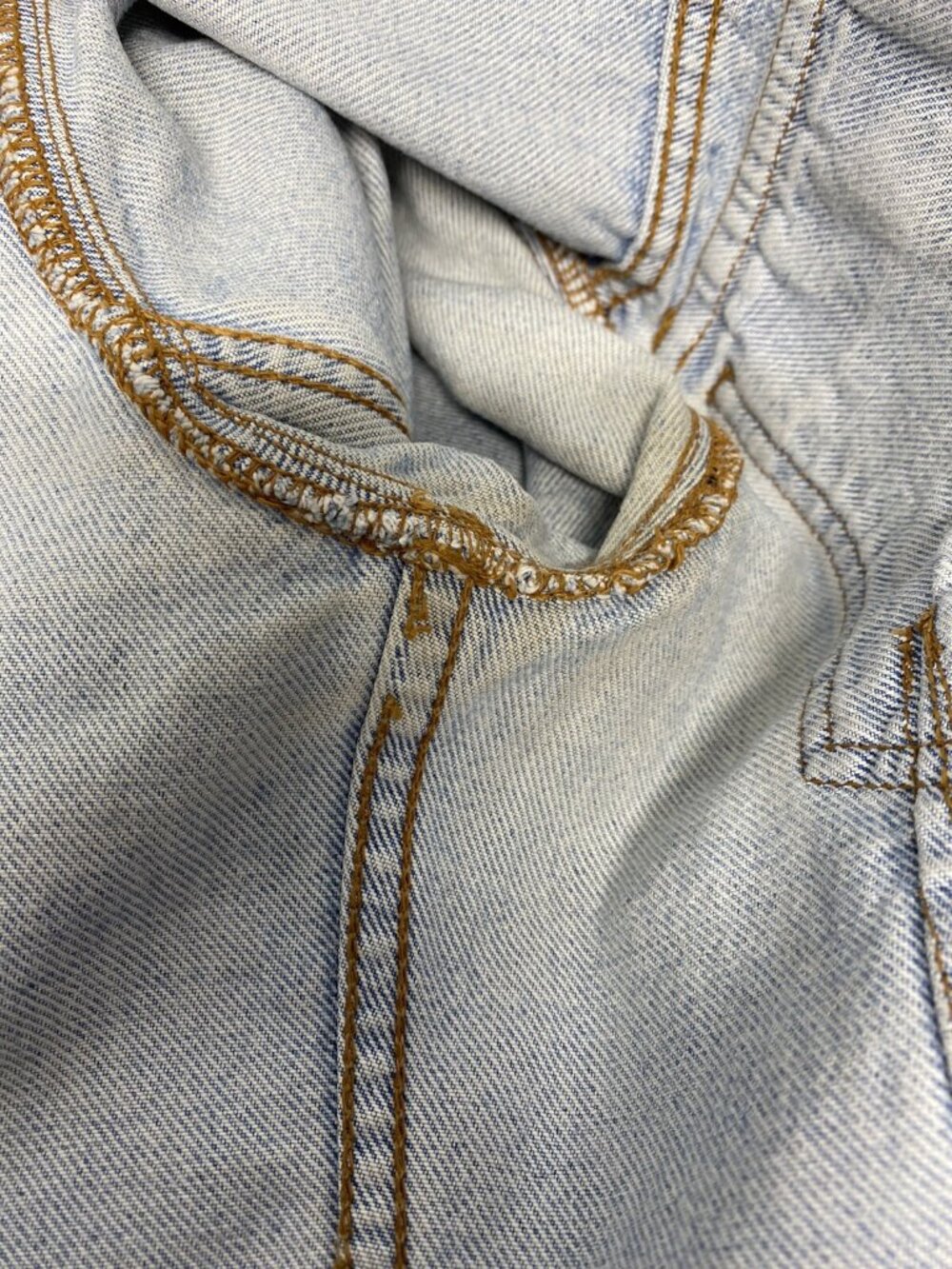 VTG Big Star Light Wash Blue Jean Button Distressed Retro Grunge Denim Jacket L - Picture 10 of 10